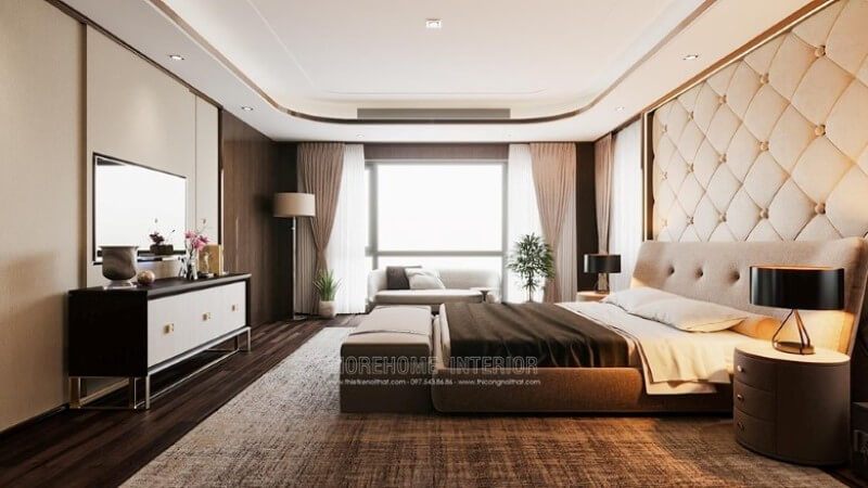 Biến hóa không gian phòng ngủ của bạn với mẫu giường ngủ đẹp bọc vải sang trọng.