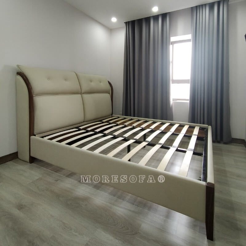 Moresofa tự tin là đơn vị chuyên sản xuất, thi công các mẫu giường ngủ đẹp, phù hợp với từng khách hàng