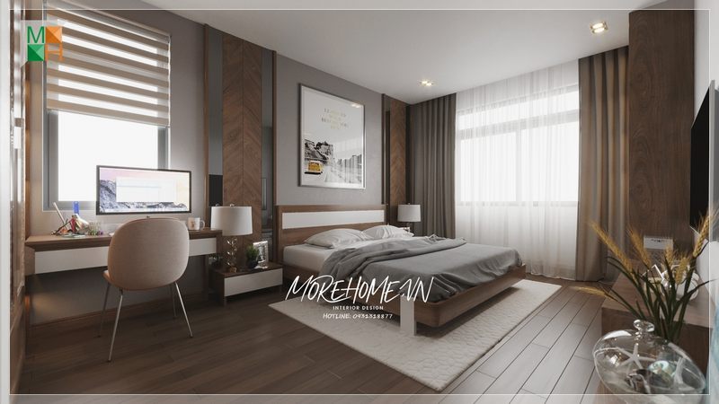 Giường ngủ đóng vai trò là linh hồn giúp không gian phòng ngủ trở nên ấn tượng và tiện nghi hơn.